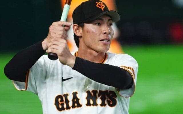 巨人・平山功太が登録抹消…前日の阪神戦で途中交代　浅野が今季初の1軍昇格