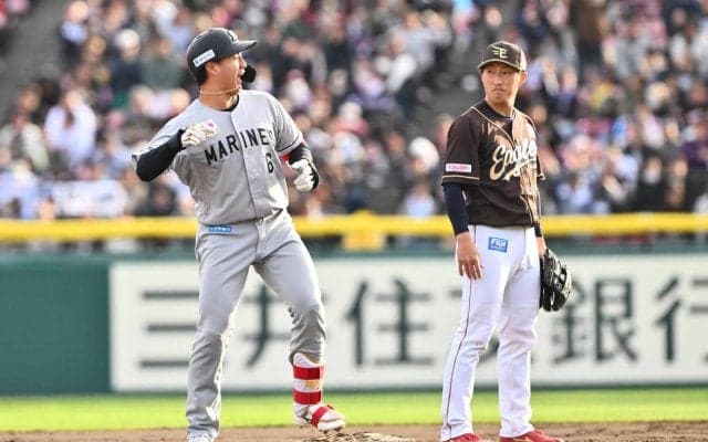 【ロッテ】９回に４点差大逆転で３連勝　西川史礁がバット折りながら決勝打