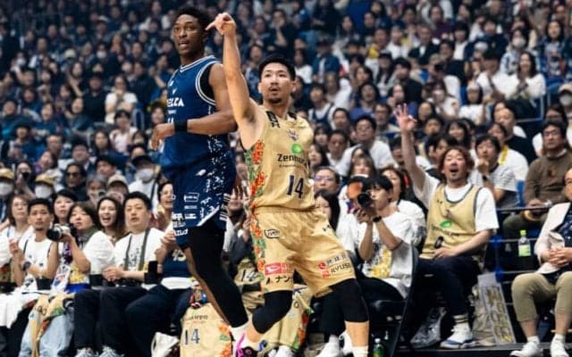 琉球の岸本隆一がCS通算3P成功数「90」の大台に到達…富樫勇樹に次ぐ史上2人目