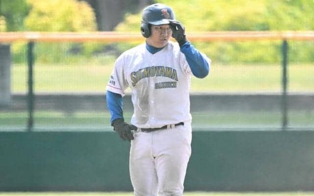 下山学園の「二刀流」冷静に5安打　140キロの速球で3決に挑む