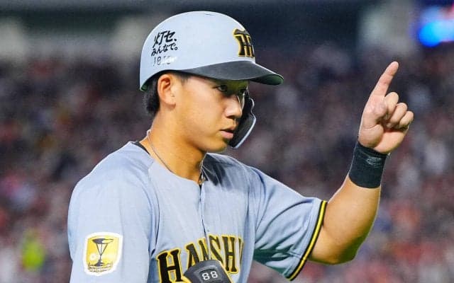 【データ】阪神立石正広、新人デビュー戦から４戦連続安打は球団３人目の最長記録
