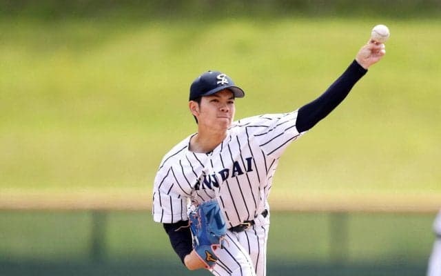 来秋ドラフト候補の仙台大・大城海翔「スタミナ切れてしまいました」７回無失点も課題挙げる