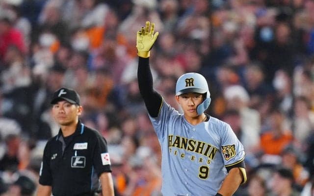 【阪神】ドラ１立石正広、デビューから４戦連続安打＆初V打「振れているからこその結果」