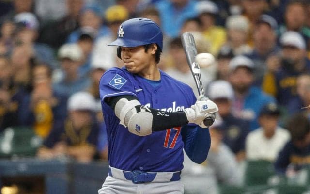 大谷翔平２打席目は二飛「一塁側にお尻が抜けてる」解説者が１打席目の胸元への球の影響を指摘