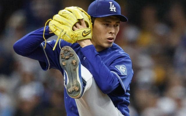 ドジャース佐々木朗希、５回３失点４奪三振で勝利投手の権利を持って降板　２番手はベシア