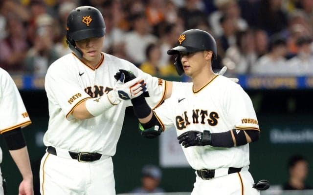 【巨人】やっと出た…吉川尚輝が今季74打席目で初長打となる1号2ラン！スタンドからは大歓声