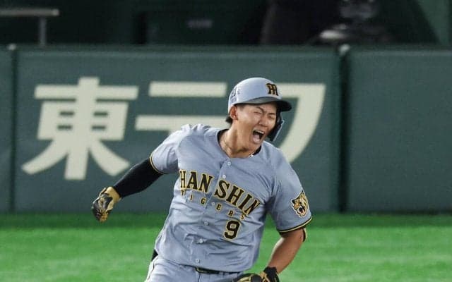 【阪神】立石正広が激走＆危険ぎりぎりヘッスラ　走路に立ちはだかる捕手のわずかな隙間見つける
