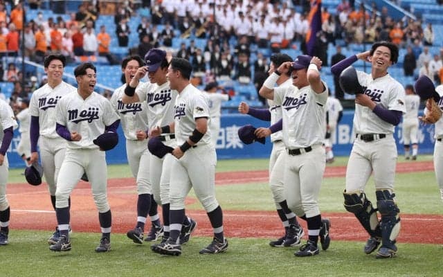 【東京６大学野球】明大２連勝で連覇に望み「慶応にプレッシャーをかけられた」Ｖ犠飛の福原聖矢
