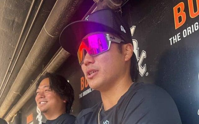 西田陸浮「緊張してます」　デビュー前に爆笑会見…背番号51は「ヤバいっす。変えた方がいい」