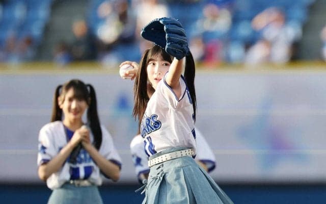 【DeNA】「≠ME」櫻井ももがノーバン投球「投キュンも100点満点！」試合後にライブ予定