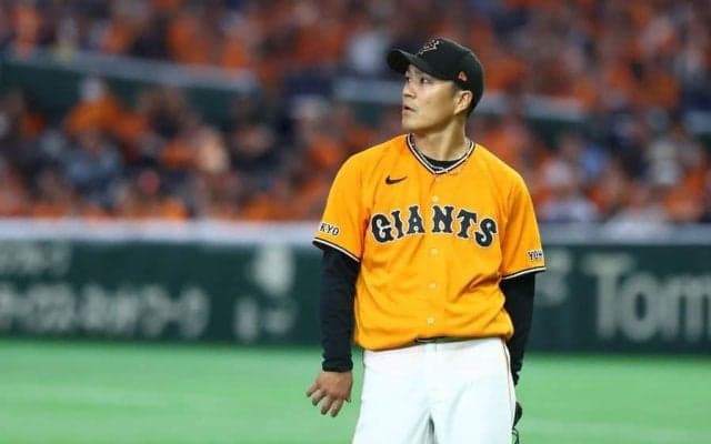 巨人則本、4回7失点KO…1イニング3被弾に呆然　3本目はファウル判定が覆り本塁打に