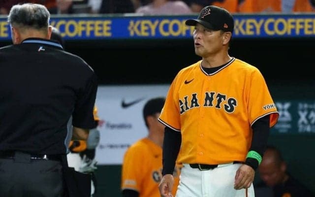 巨人、今季ワースト5連敗…橋上監督代行の初陣飾れず　則本が4回7失点KO、東京Dはため息
