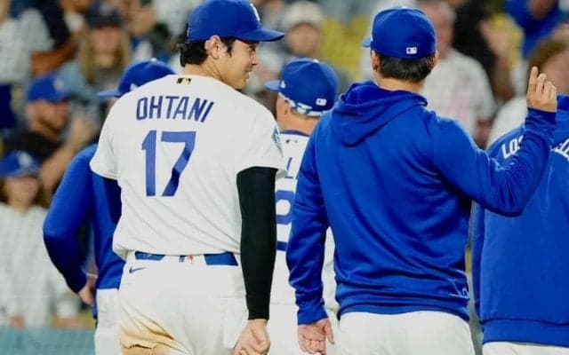 いつもと違う…大谷翔平の取った行動に注目　メディアもファンも気づいた“違和感”