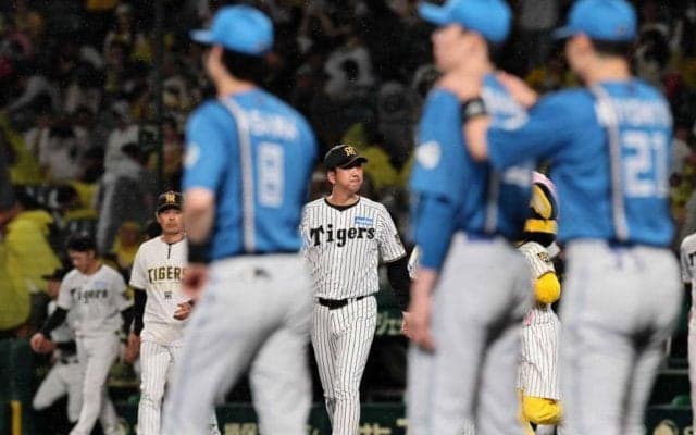 阪神　日本ハムに悔幕連敗　五回痛恨の悪送球２度　七回また中継ぎ打たれ追加失点　藤川監督「我慢も必要」