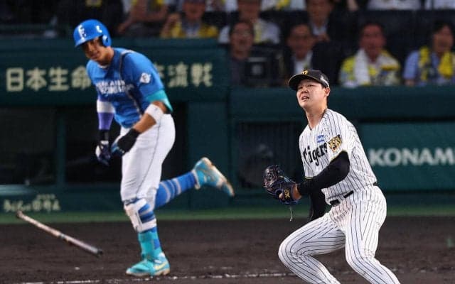 【阪神】プロ初先発の木下里都が３回につかまる…田宮の２点適時打と万波のタイムリーで３失点
