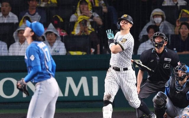 【阪神】佐藤輝明が９回に13号ソロ　525本塁打の清原和博氏「打った瞬間、きれいな弾道」