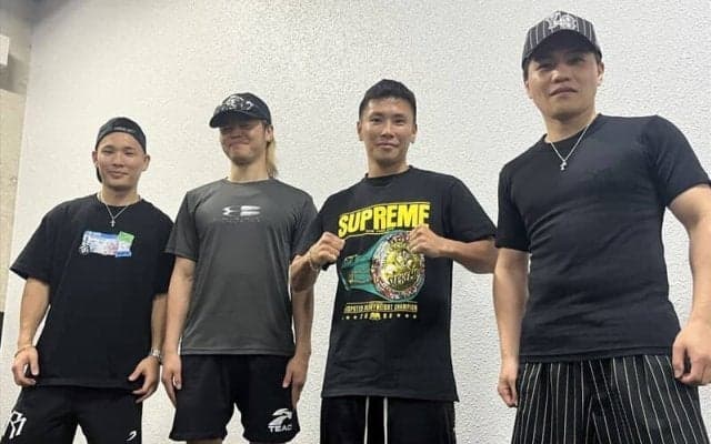【ボクシング】那須川天心「つらいことも倍になるのか」岩田、松本、坪井の帝拳勢で合宿開始