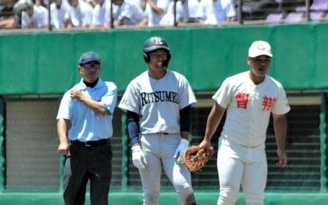 初めてのDHで5打数4安打　立命館宇治の1番三村、夏へ好感触