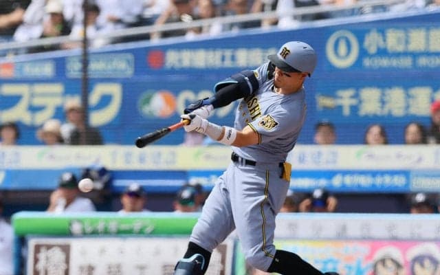 【阪神】「サトテルシフト」なのに…佐藤輝明、狭すぎヒットゾーンにドンピシャ13試合連続安打