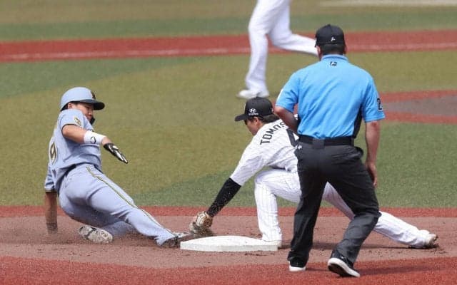 【阪神】ドラ１立石正広がプロ初盗塁「自信を持っていきました」初６連戦＆移動ゲームも全て財産