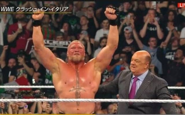 【WWE】引退撤回ブロック・レスナー、リベンジに成功　計７度のF5でオバ・フェミに雪辱