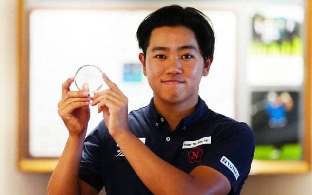 清水蔵之介、関東アマの悔しさ晴らす「勝てて良かった」　石川遼発案のジュニア大会