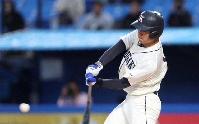 国学院大・大谷　ここぞの一発魅力　リーグ新２１発打線で存在感