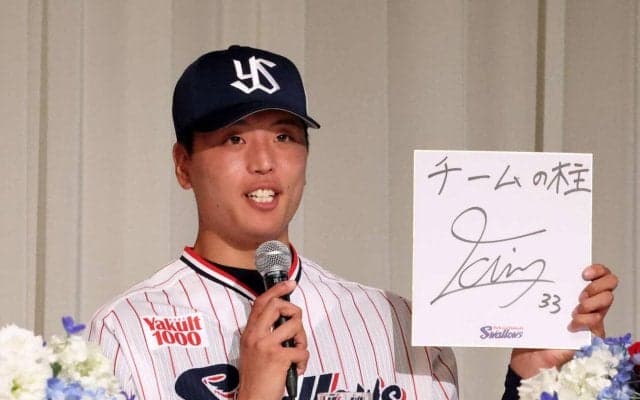  【ヤクルト】ドラ３山崎太陽、ドラ７飯田琉斗が１軍の試合前練習に参加　池山監督が理由明かす