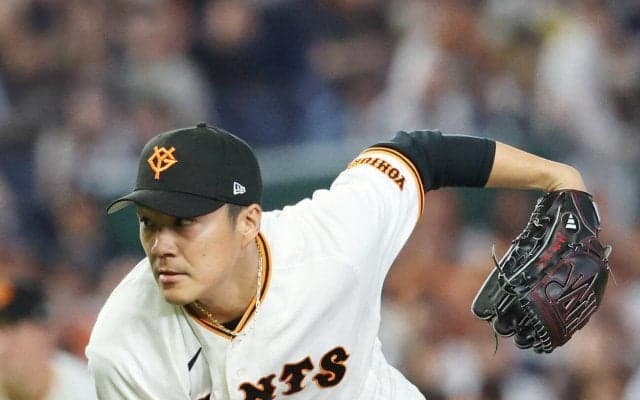 【巨人】則本昂大、初勝利へ６回途中降板　プロ120勝中28勝と好相性オリックスを２点に抑える