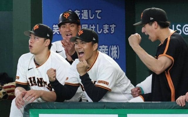 巨人　則本昂大がついに移籍後初勝利！開幕から２カ月、７登板目で待望の白星　満面の笑みで記念球手に「苦しい２カ月」「重圧を解き放ちたかった」八回に坂本が好守備連発