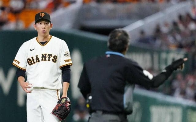 【巨人】戸郷翔征が自身初の危険球退場を猛省「紅林選手とチームに申し訳なかったです」
