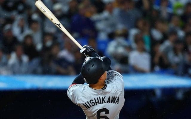 【ロッテ】２年目西川史礁が３割８厘でパ・リーグ首位打者に浮上　高校の先輩、高橋奎二も攻略