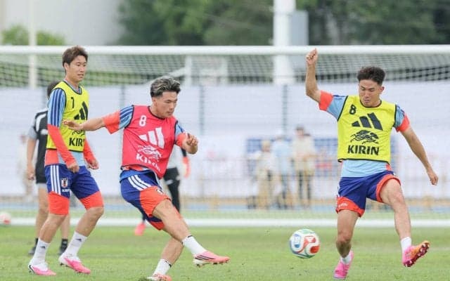 【Ｗ杯】合宿初日からほとばしるエネルギー　２１歳ＦＷ塩貝健人が描く未来「世界中が自分の名前を知るチャンス」「活躍すれば人生変わる舞台」