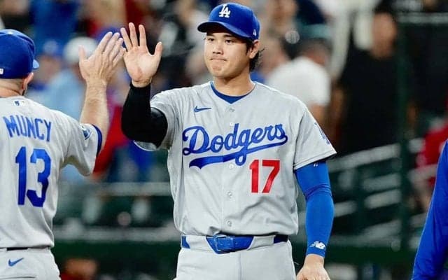 ロバーツ監督、大谷翔平を絶賛　好投生んだ「リズム」…打線の援護にニンマリ