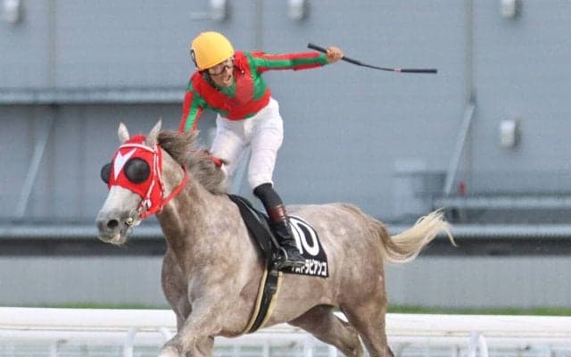 名古屋の“芦毛の怪物”アストラビアンコが大差勝ち　細川智史騎手が号泣「みんなを笑わせられるように頑張ります」東海優駿
