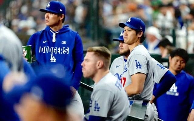 大谷翔平、今季2度目の欠場　登板翌日は休養日に…古巣エ軍戦で復帰へ、ド軍はサヨナラ負け