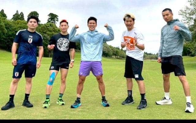 【ボクシング】那須川天心「成長を感じられる合宿でした」　岩田翔吉、松本流星、増田陸、坪井智也の帝拳ジム精鋭が成田合宿打ち上げ