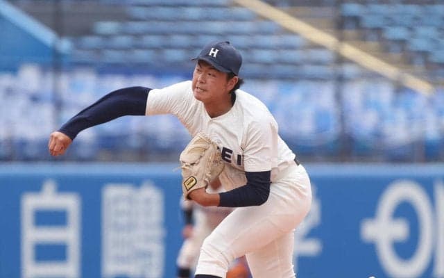宮本慎也氏長男、法大・宮本恭佑が神宮初マウンド「憧れだった」清原和博氏次男とジュニア対決も実現