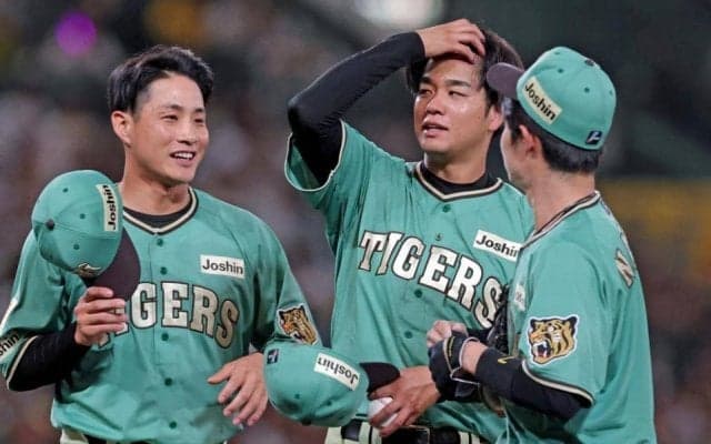 阪神　高橋遥人「えー、微妙だったんですけど。最後粘れてよかった」開幕から無傷７連勝　お立ち台で照れ笑いに甲子園が歓喜　「しっかり反省したいと思います」