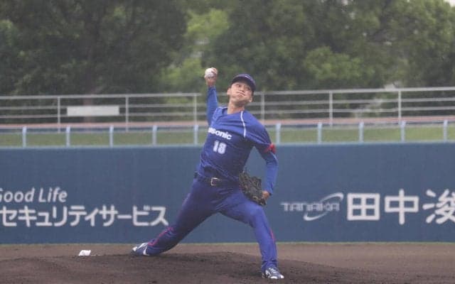 【社会人野球】プロ注目の柿本晟弥４回途中で降板「勝負どころで失投」パナソニックは今季で休部