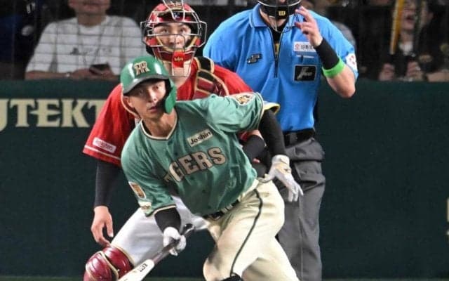 阪神・熊谷　プロ初猛打賞＆４打点　「絶対に打ったろうと」走者一掃の３点二塁打　藤川監督も賛辞