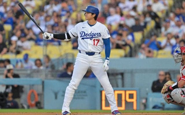 大谷翔平　３打席目は左飛、３打席連続で凡退　元同僚のエ軍デトマーズと対戦