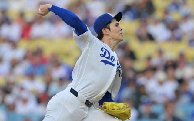 佐々木朗希が５回まで１安打無失点と好投　エンゼルス・デトマーズと投手戦を展開