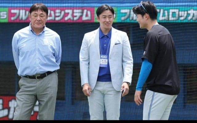 荒木大輔氏＆斎藤佑樹氏＆清宮幸　甲子園わかせた早実ＯＢ３人が神宮でそろい踏み