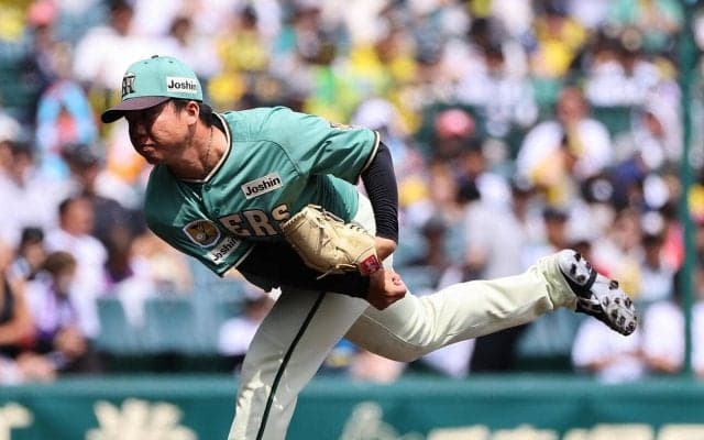 【阪神】村上頌樹、楽天早川との同学年対決で６回無失点　対楽天初勝利の権利を持って降板
