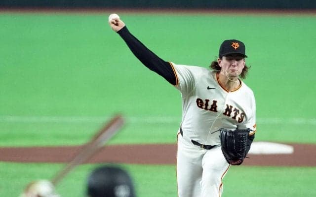 【巨人】今季初の引き分け　ウィットリーは７回途中１失点、救援陣は７人が無失点リレー