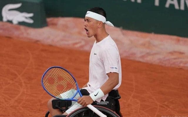 小田凱人が宿敵ヒュウェット撃破し国枝慎吾以来の大会4連覇の快挙[全仏オープン]