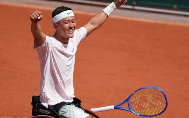「ここでは負けられない」小田凱人が全仏4連覇達成！国枝慎吾に並ぶ快挙、年間グランドスラムへ前進[全仏オープン]