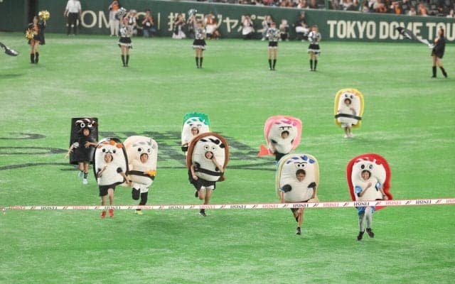 【巨人】すしレースはコハダの独走に待った！　デッドヒート制しマグロが今季5勝目