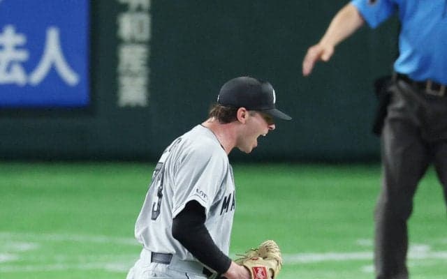 【ロッテ】ロング5回１失点、８奪三振の快投　４回から５者連続三振をマーク